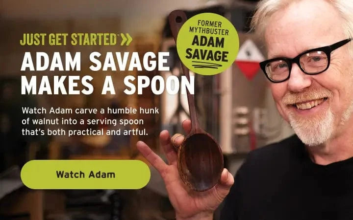 Adam Savage makes a spoon