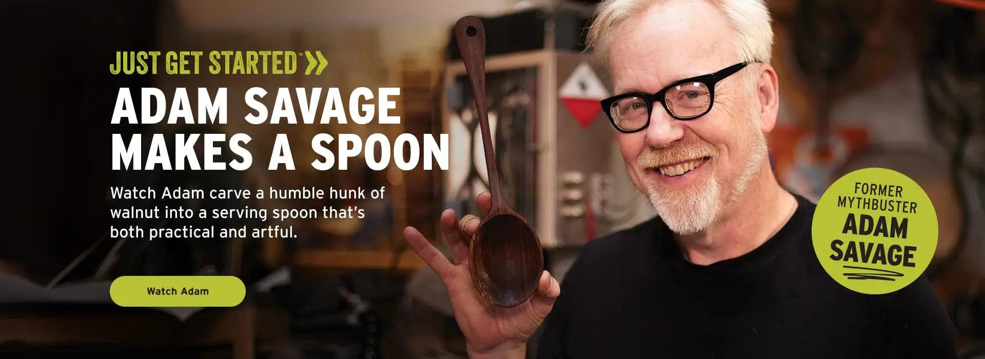 Adam Savage makes a spoon