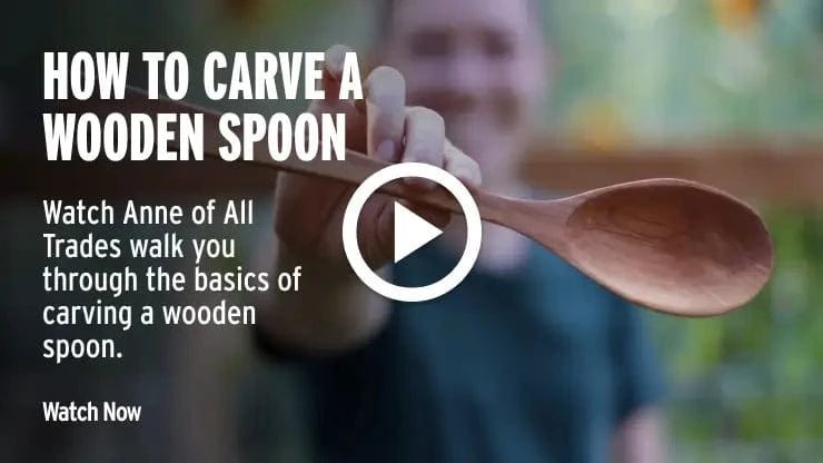 How to carve a wooden spoon